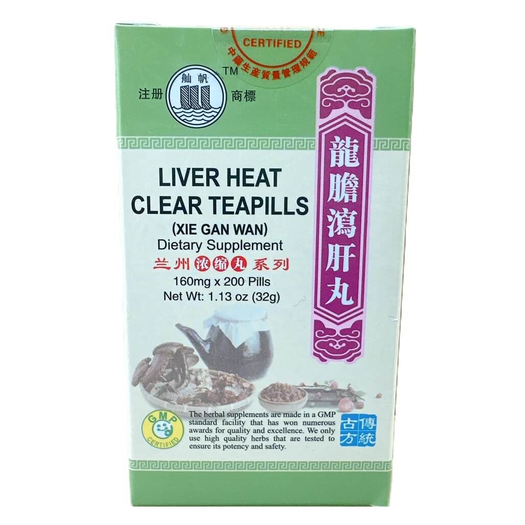 Liver Heat Clear (Long Dan Xie Gan Wan) Extra Concentrated (200 Pills) - Buy at New Green Nutrition