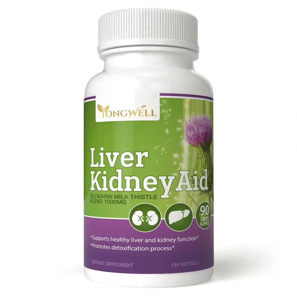 Liver Kidney Aid, Liver and Kidney Health Support (180 Softgels) - Buy at New Green Nutrition