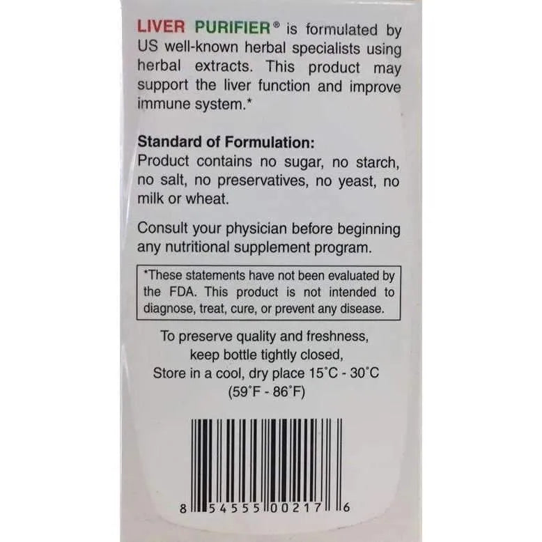 Liver Purifier 3 (48 Capsules) - Buy at New Green Nutrition