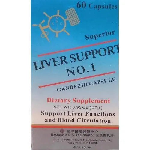 Liver Support No.1, Gan De Zhi (60 Capsules) - Buy at New Green Nutrition
