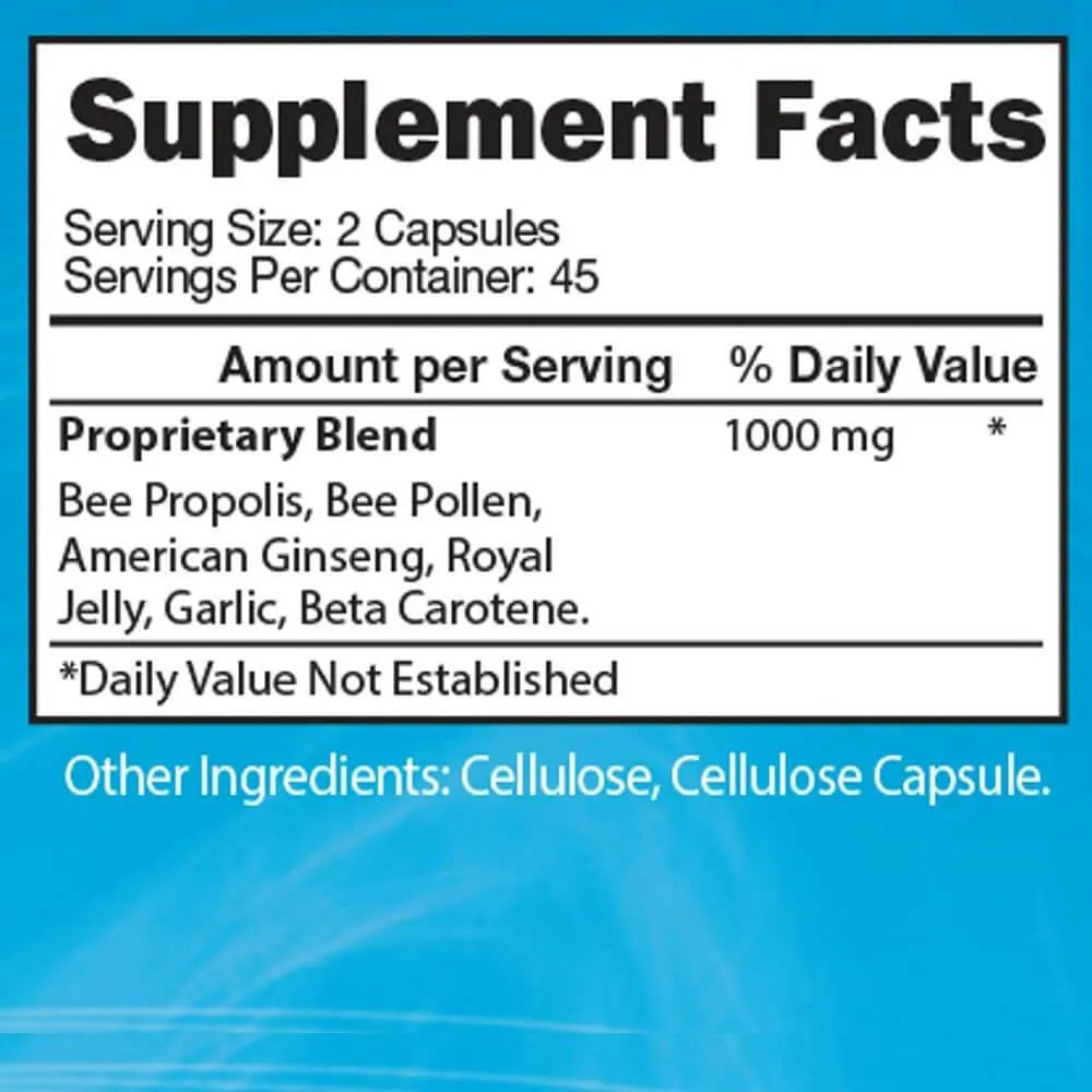 Lung Care Max, Special Antioxidant Lung Formula with American Ginseng, Bee Propolis, and Royal Jelly (90 Capsules) - Buy at New Green Nutrition