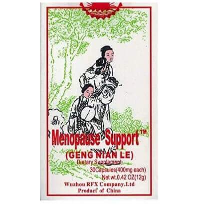 Menopause Support, Geng Nian Le, 400mg (30 Capsules) - Buy at New Green Nutrition