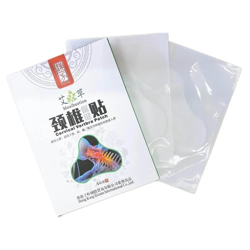 Moxibustion Cervical Vertbra Patch (4 Patches) - Buy at New Green Nutrition