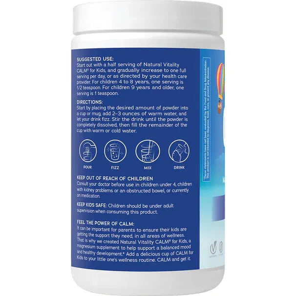 Natural Vitality Calm Kids Magnesium Supplement (16 oz) - Buy at New Green Nutrition