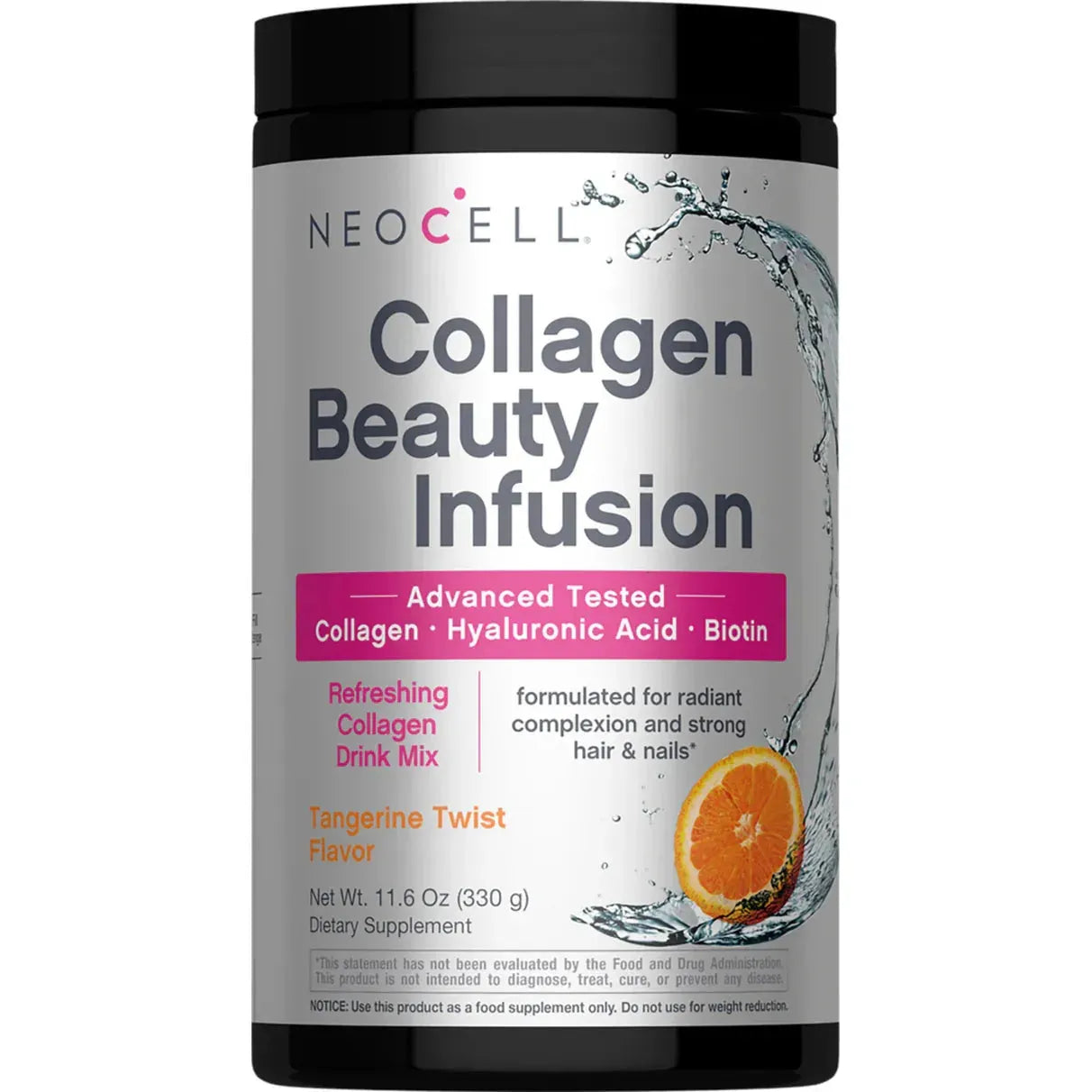 Neocell Collagen Beauty Infusion Tangerine Twist Flavor (11.6oz Neocell Collagen Beauty Infusion Tangerine Twist Flavor (11.6oz