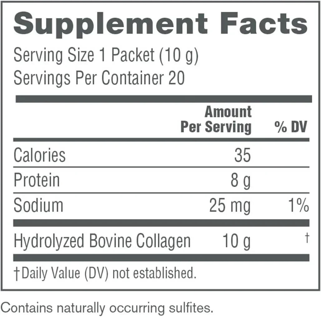 Neocell Grassfed Collagen Peptides Unflavored Sticks (20 Packets) - Buy at New Green Nutrition