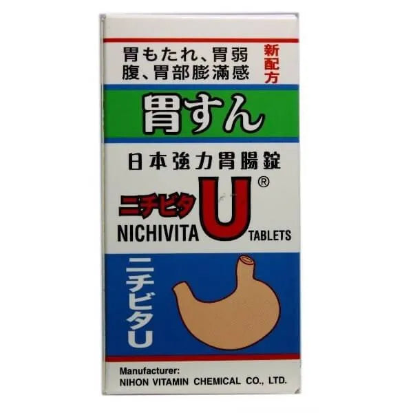 Nichivita U Stomach Relief, Alternative Weisen-U (100 Tablets) - Buy at New Green Nutrition
