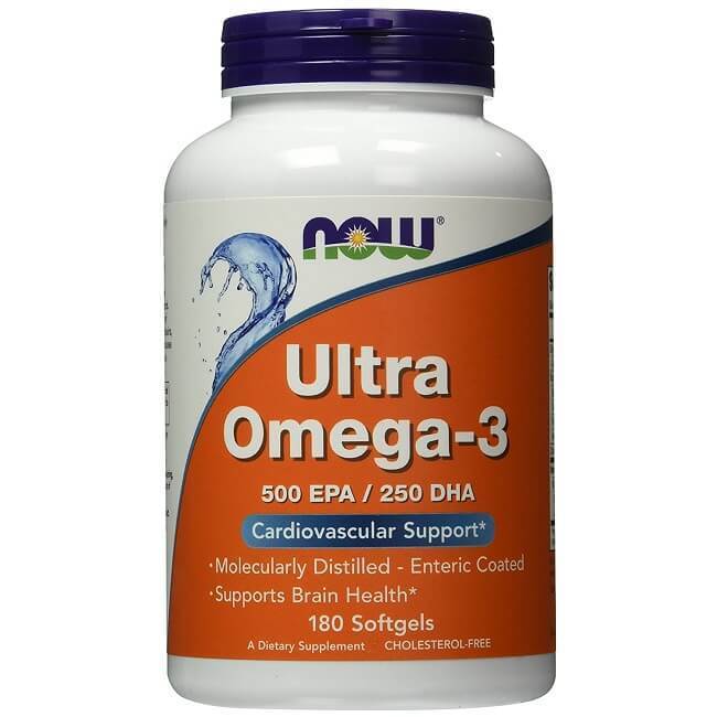 Now Foods Ultra Omega 3 500 EPA/250 DHA (180 Softgels) - Buy at New Green Nutrition