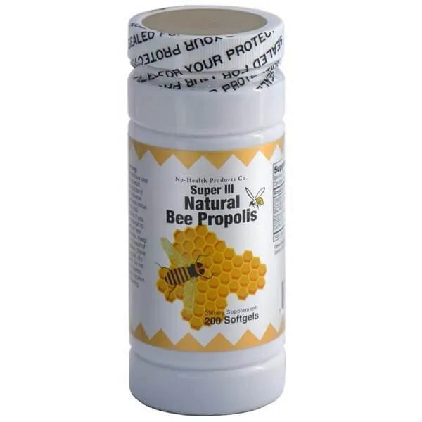 Nu-Health Natural Bee Propolis III (200 Softgels) - 2 Bottles Set - Buy at New Green Nutrition