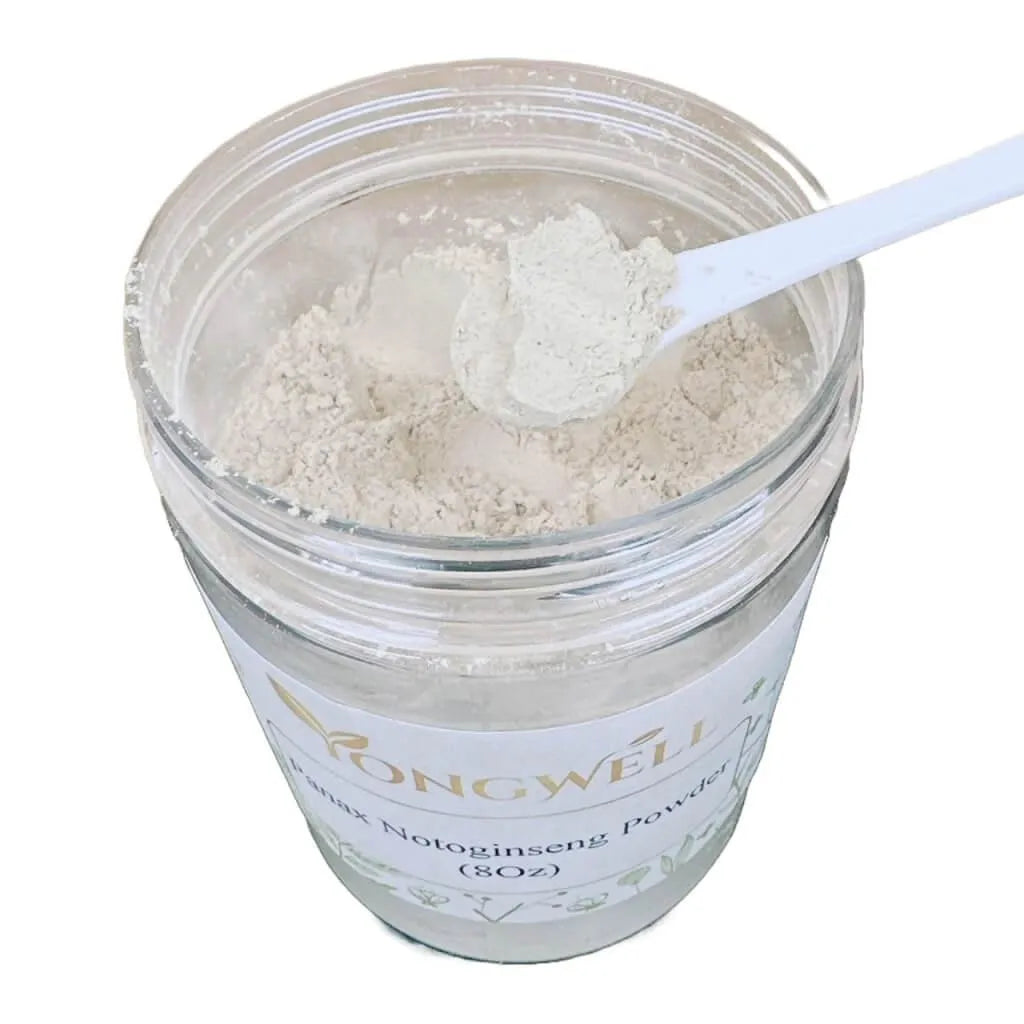 Panax Notoginseng Tienchi (San Qi) Root Herbs (8oz Powder) - Buy at New Green Nutrition