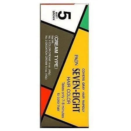 Paon Seven-Eight Permanent Hair Color Refill - #5 Matt Brown - Buy at New Green Nutrition