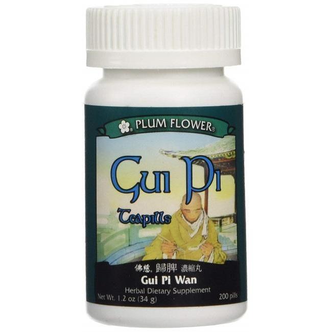 Plum Flower Gui Pi Teapills (200 Pills) - Buy at New Green Nutrition