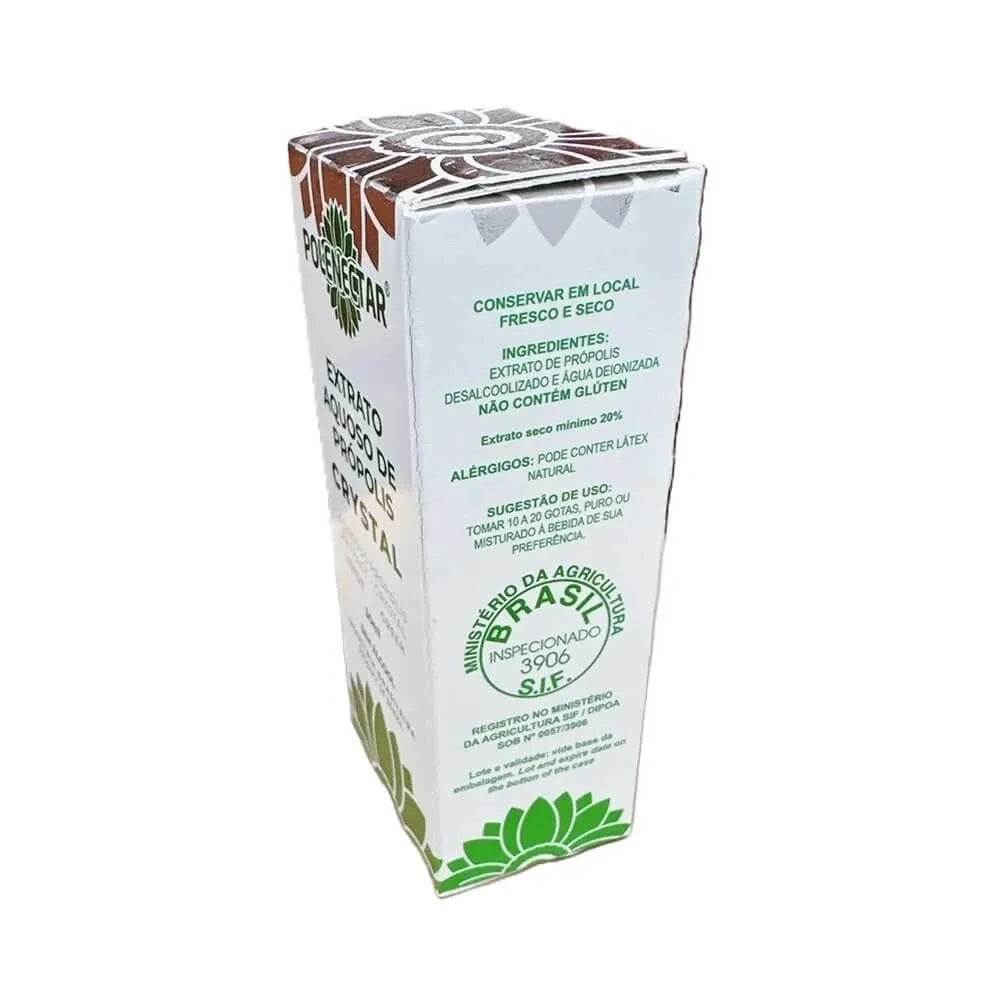 Polenectar Brazil Green Bee Aqueous Propolis Extract Crystal (30ml) - Buy at New Green Nutrition