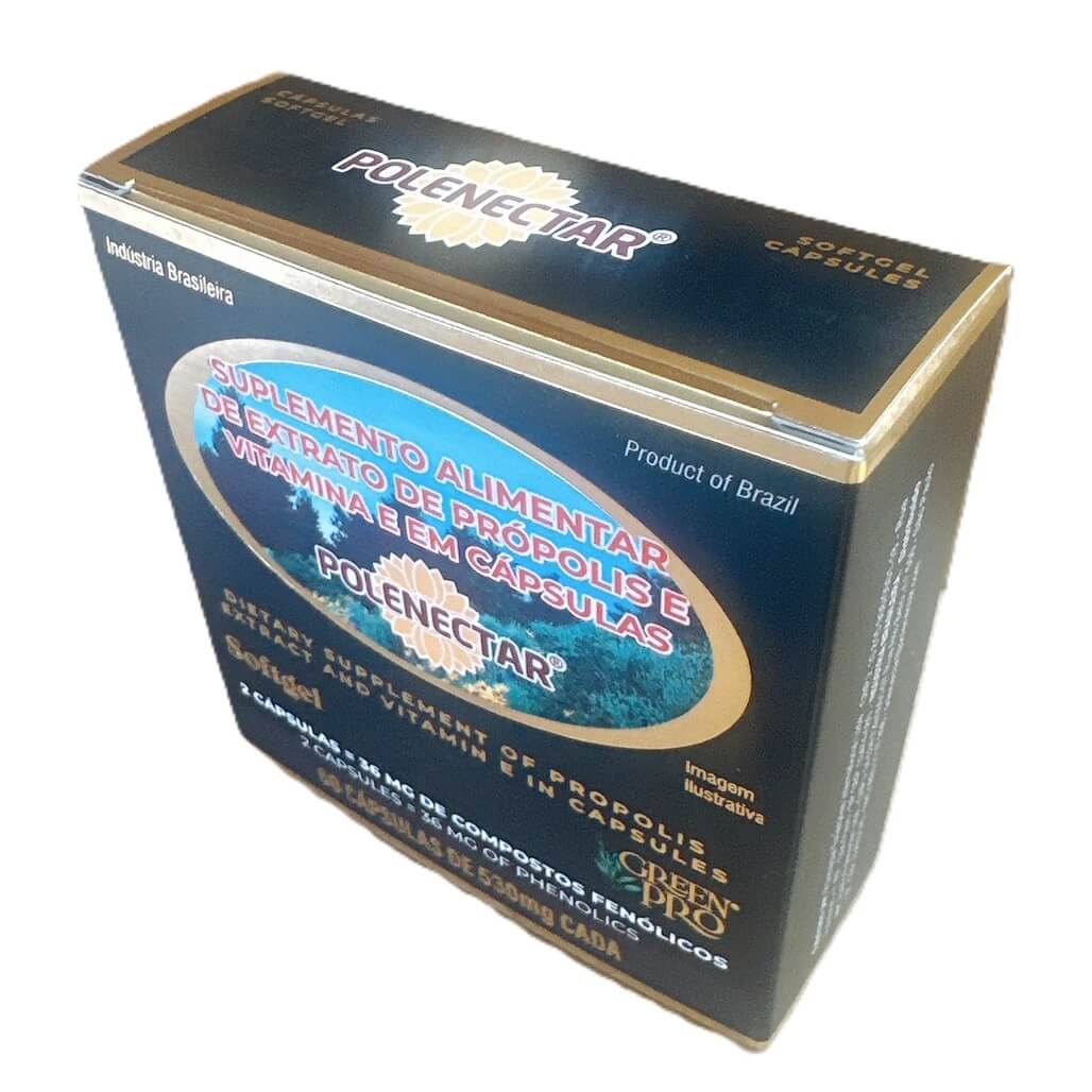 Polenectar Brazil Green Bee Propolis (60 Softgels) - Buy at New Green Nutrition