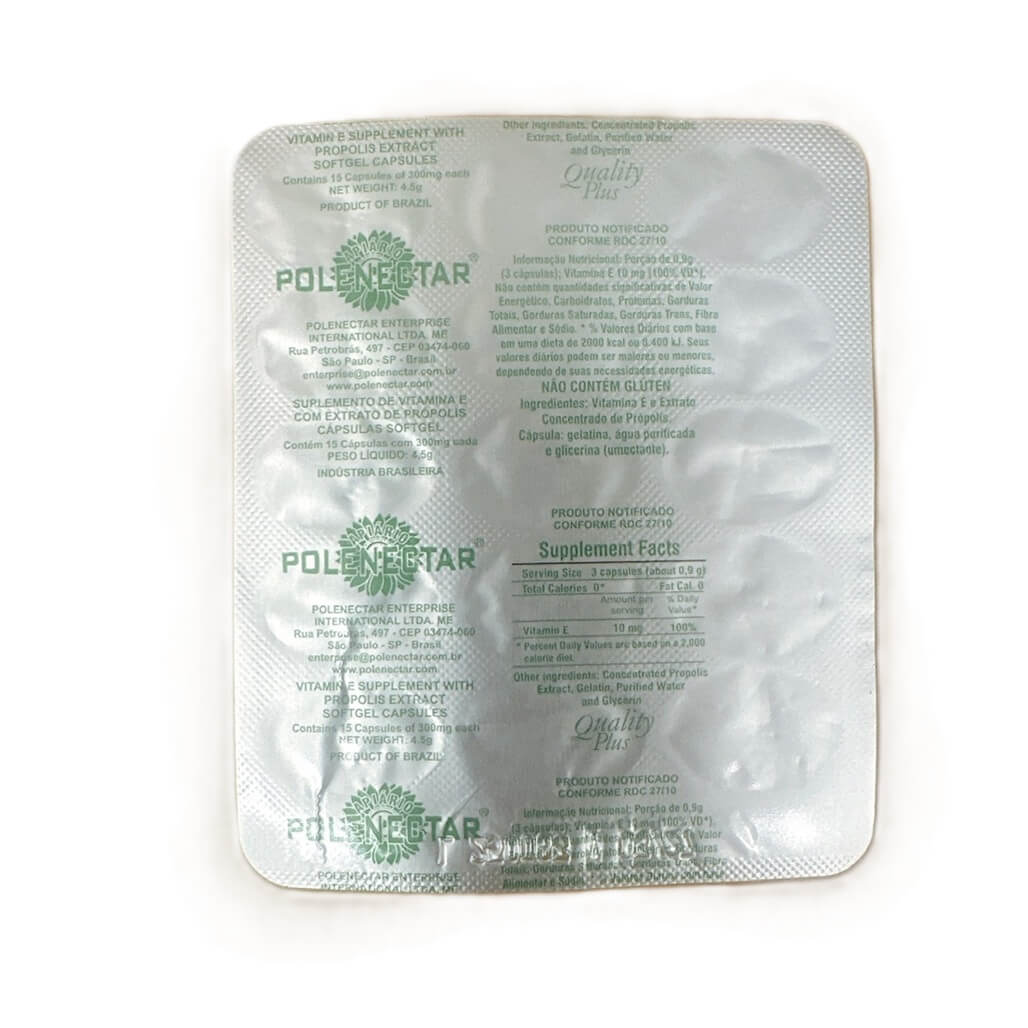 Polenectar Brazil Green Bee Propolis (60 Softgels) - Buy at New Green Nutrition