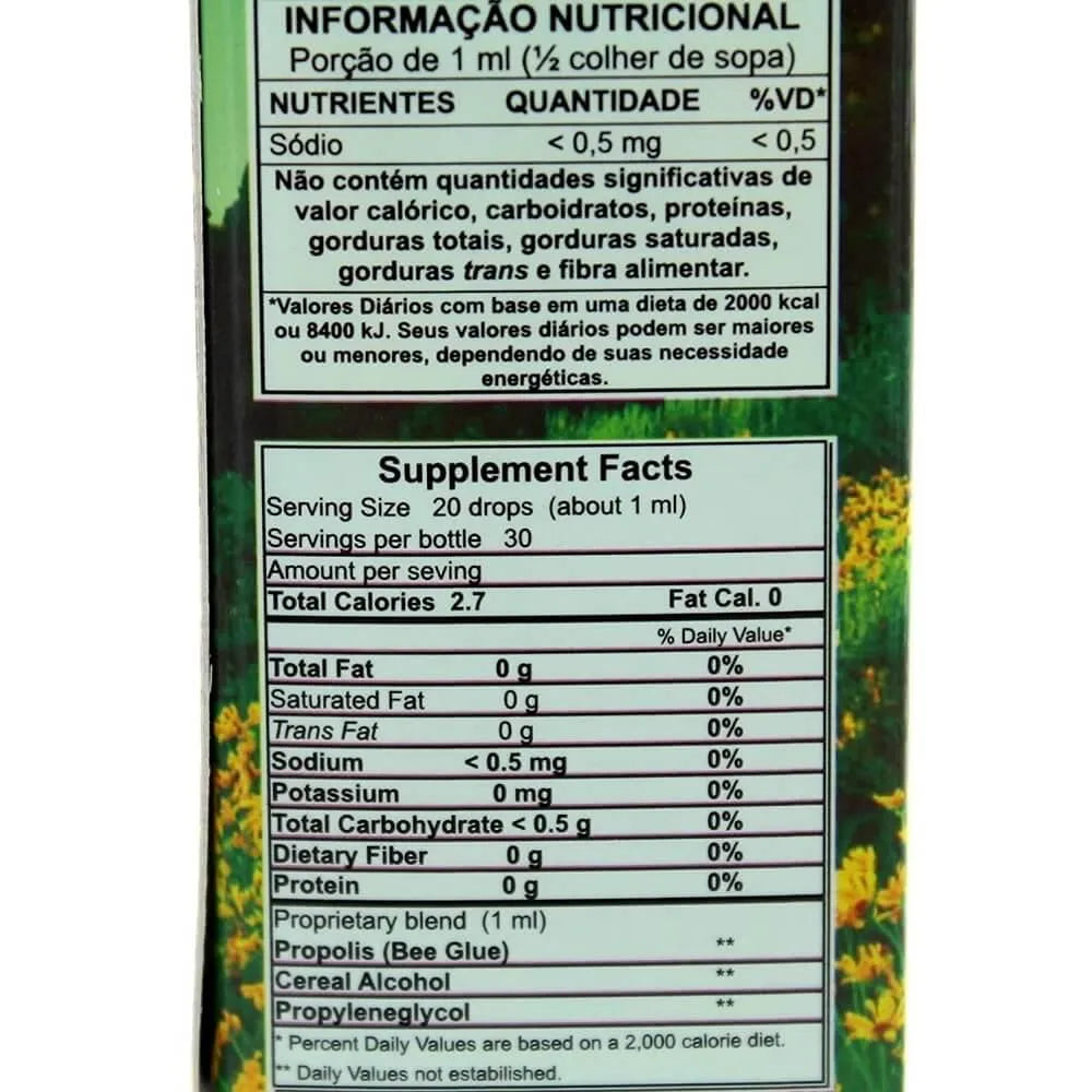 Polenectar Brazil Green Bee Propolis Extract Wax Free 40 (30ml) - Buy at New Green Nutrition