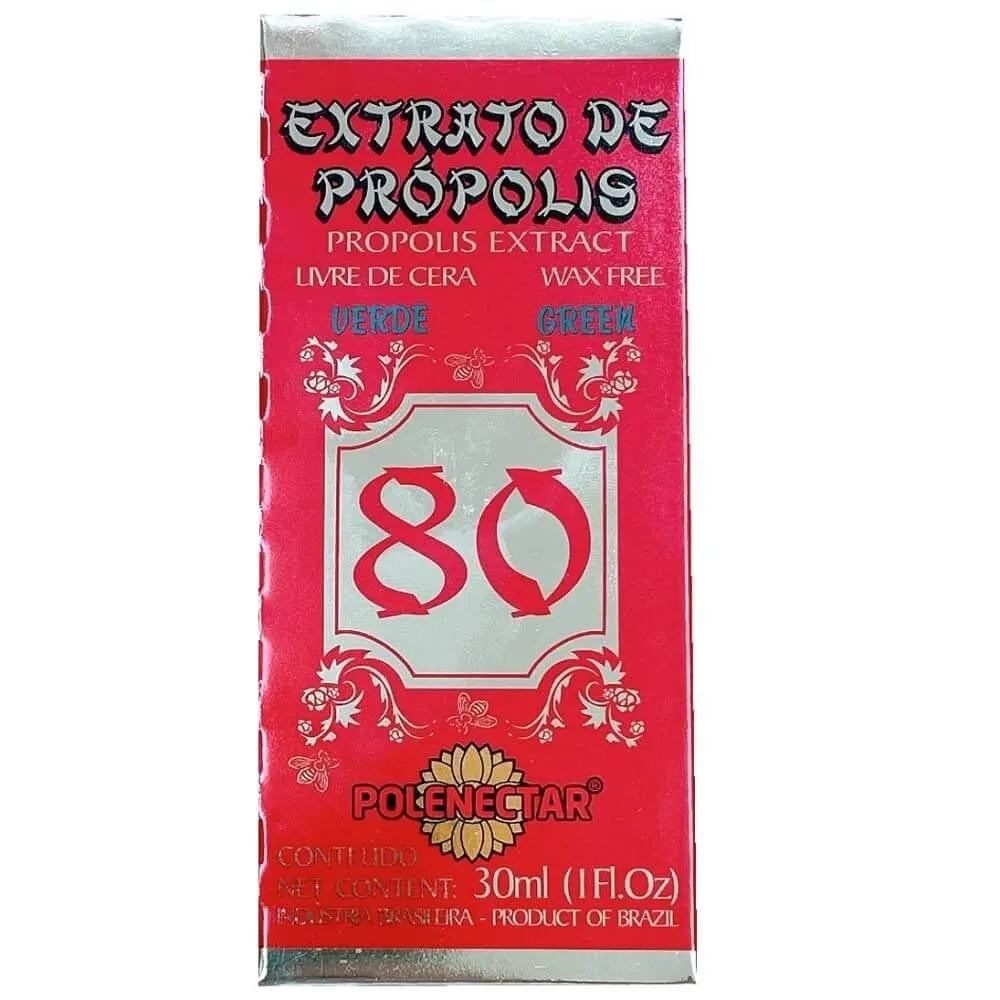 Polenectar Brazil Green Bee Propolis Extract Wax Free 80 (30mL) - Buy at New Green Nutrition