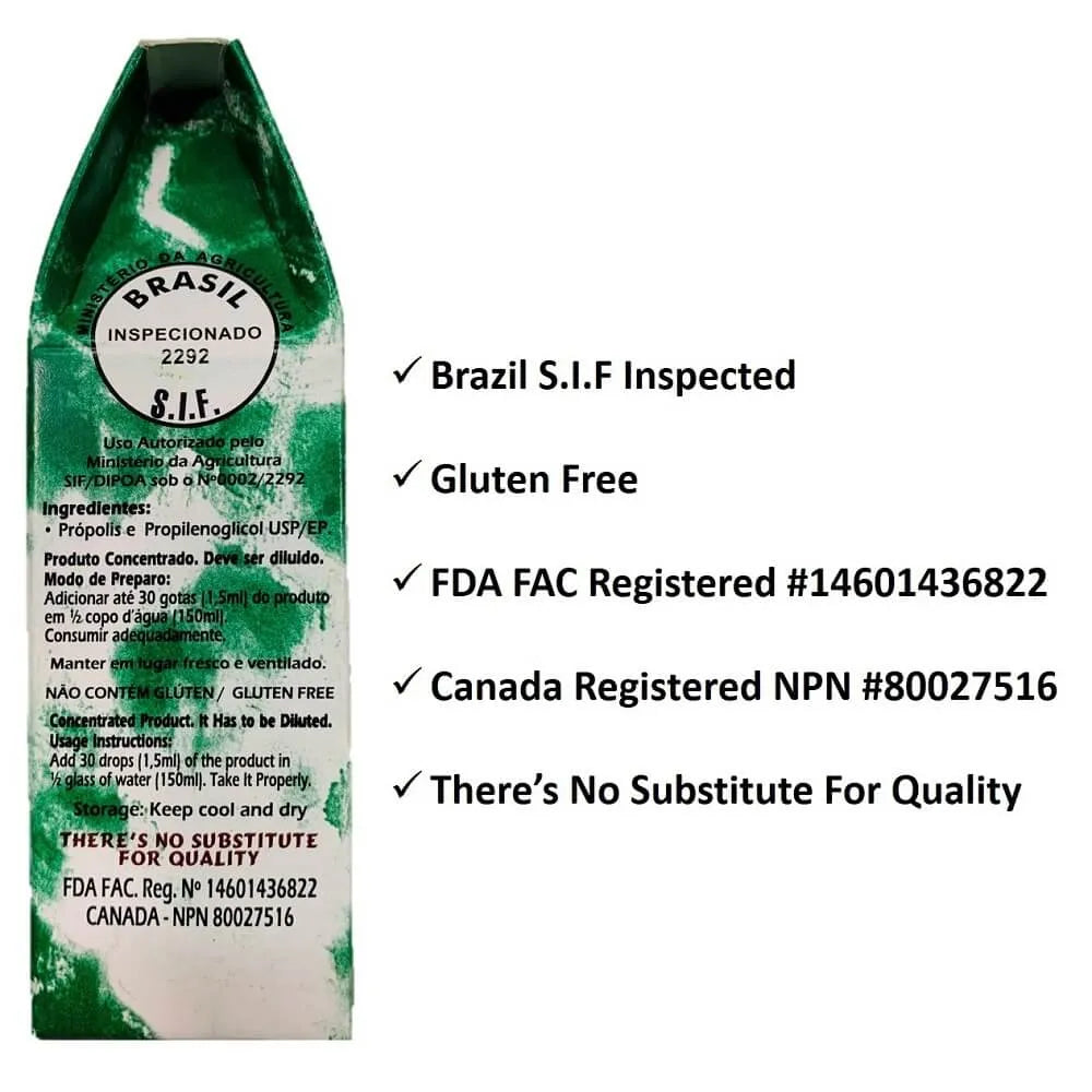 Pon Lee Brazilian Green Propolis Extract, Alcohol Free (30mL) - Buy at New Green Nutrition