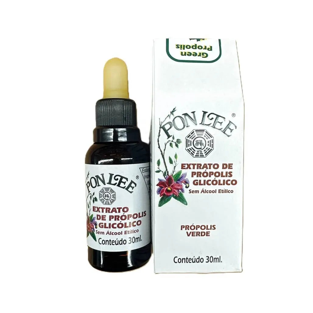 Pon Lee Green Bee Propolis 43% Original Packaging, Alcohol Free (30mL) Buy at New Green Nutrition