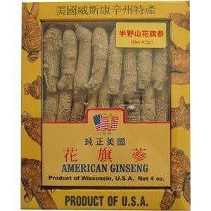 Premium American Ginseng Root Long-Medium Size (4 oz) - Buy at New Green Nutrition