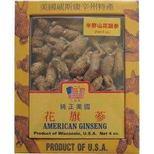 Premium American Ginseng Root-Original Root Short-Medium Size (4 oz) - Buy at New Green Nutrition