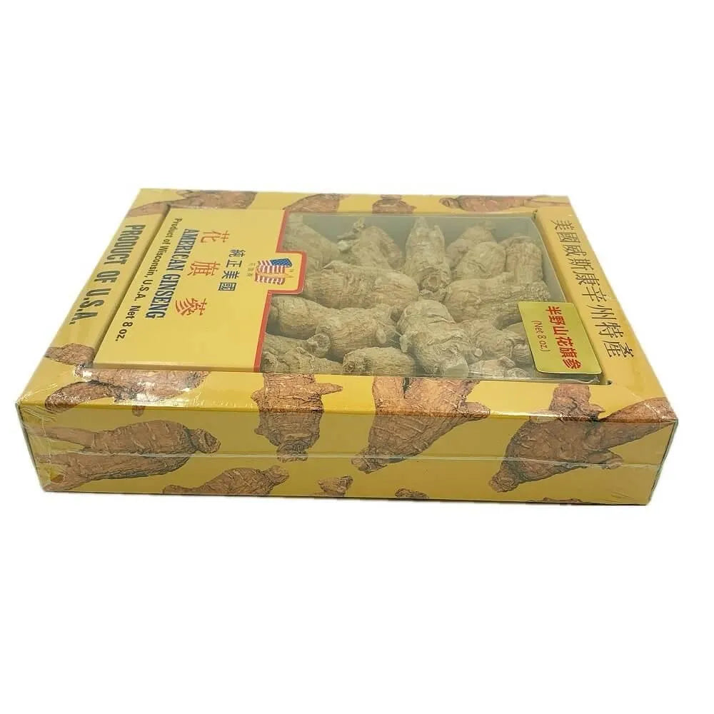 Premium American Ginseng Root- Short-Extra Large Size (8 oz) - Buy at New Green Nutrition