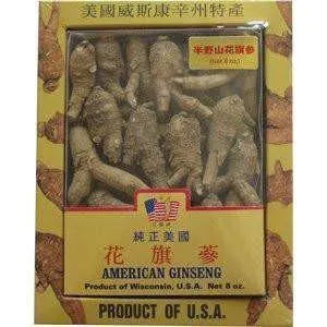 Premium American Ginseng Root Short-Large Size (8 oz) - Buy at New Green Nutrition