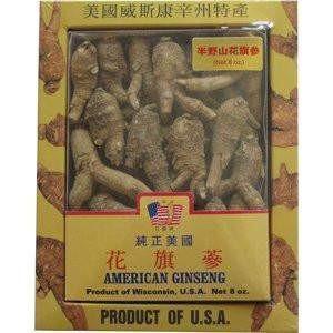 Premium American Ginseng Root Short-Large Size (8 oz) - Buy at New Green Nutrition