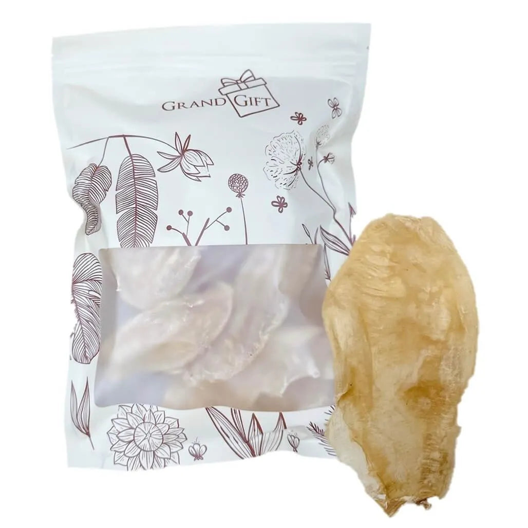 Premium Dried Croaker Fish Maw Medium Size (8oz) - Buy at New Green Nutrition