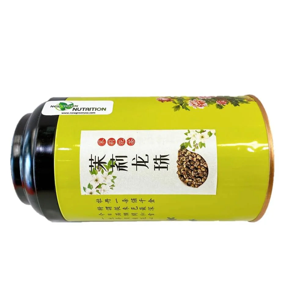 Premium Jasmine Dragon Pearl Tea (8oz. Can) - Buy at New Green Nutrition