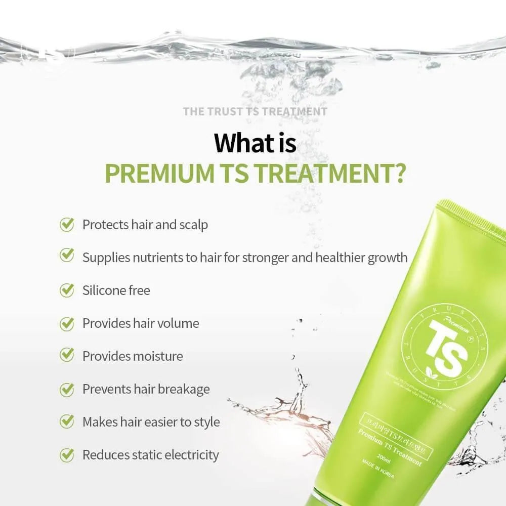 Premium TS Treatment for Dry, Damaged Hair and Scalp 200ml (6.8 Fl Oz) - Buy at New Green Nutrition