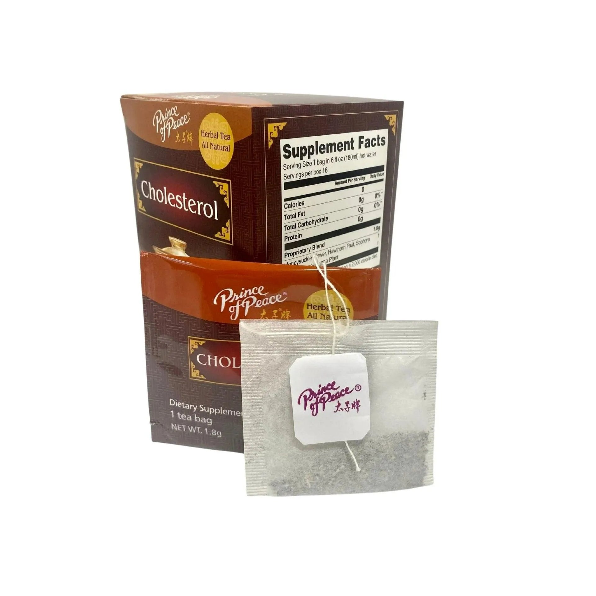 Prince of Peace Cholesterol Tea (18 tea bags) - Buy at New Green Nutrition