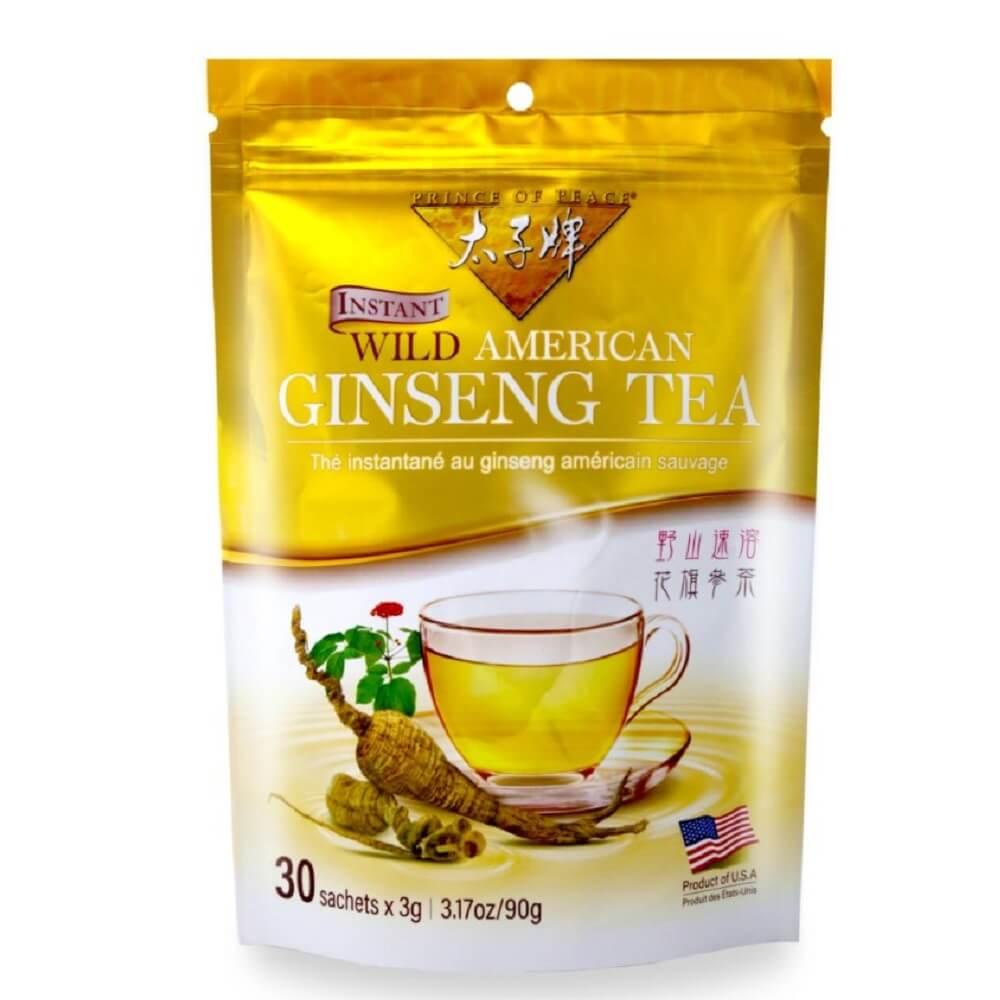 Prince of Peace Wild American Ginseng Instant Tea (30 Sachets) - Buy at New Green Nutrition