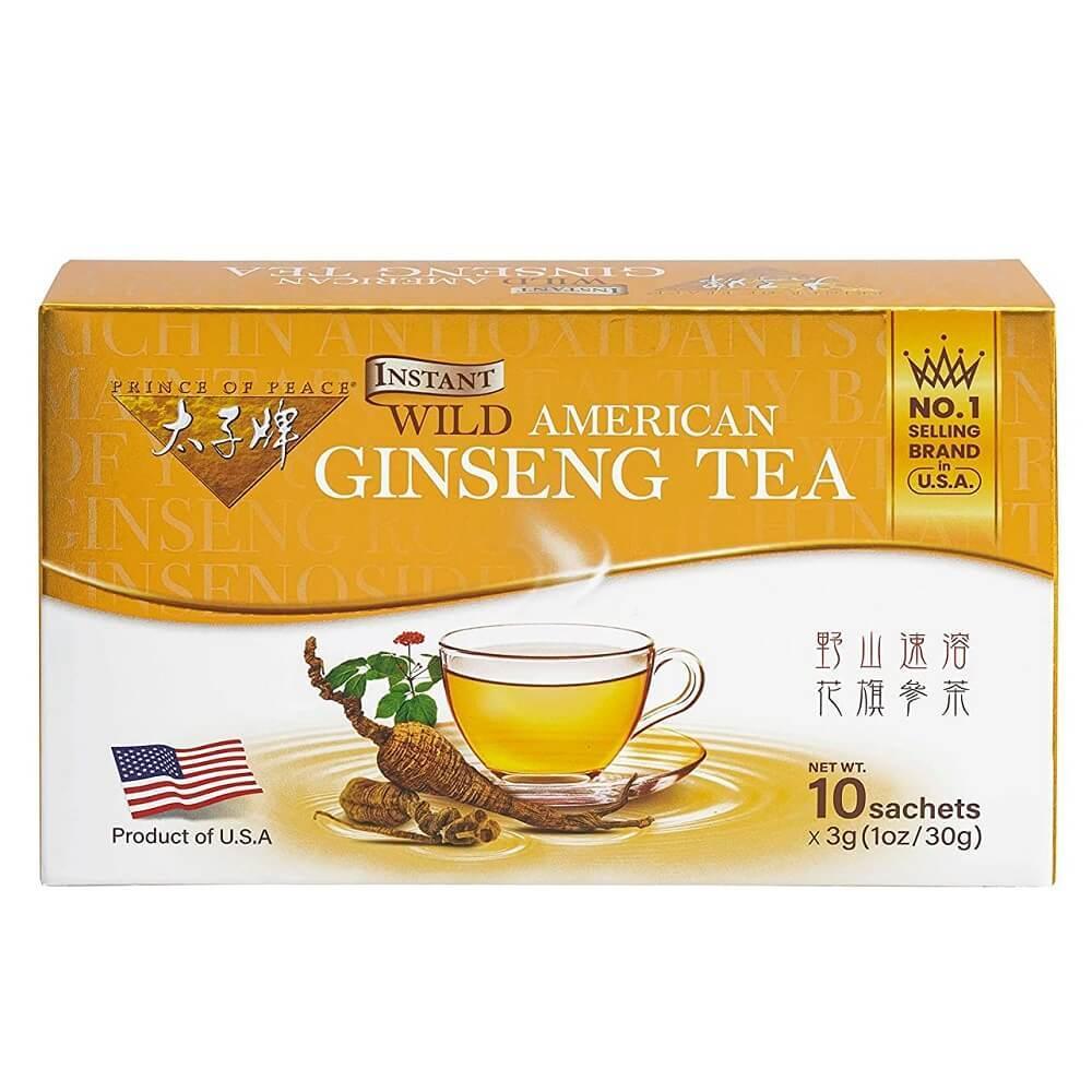 Prince of Peace Wild American Ginseng Instant Tea (80 Sachets) - Buy at New Green Nutrition