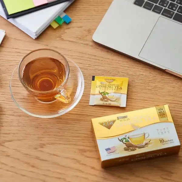 Prince of Peace Wild American Ginseng Instant Tea (80 Sachets) - Buy at New Green Nutrition