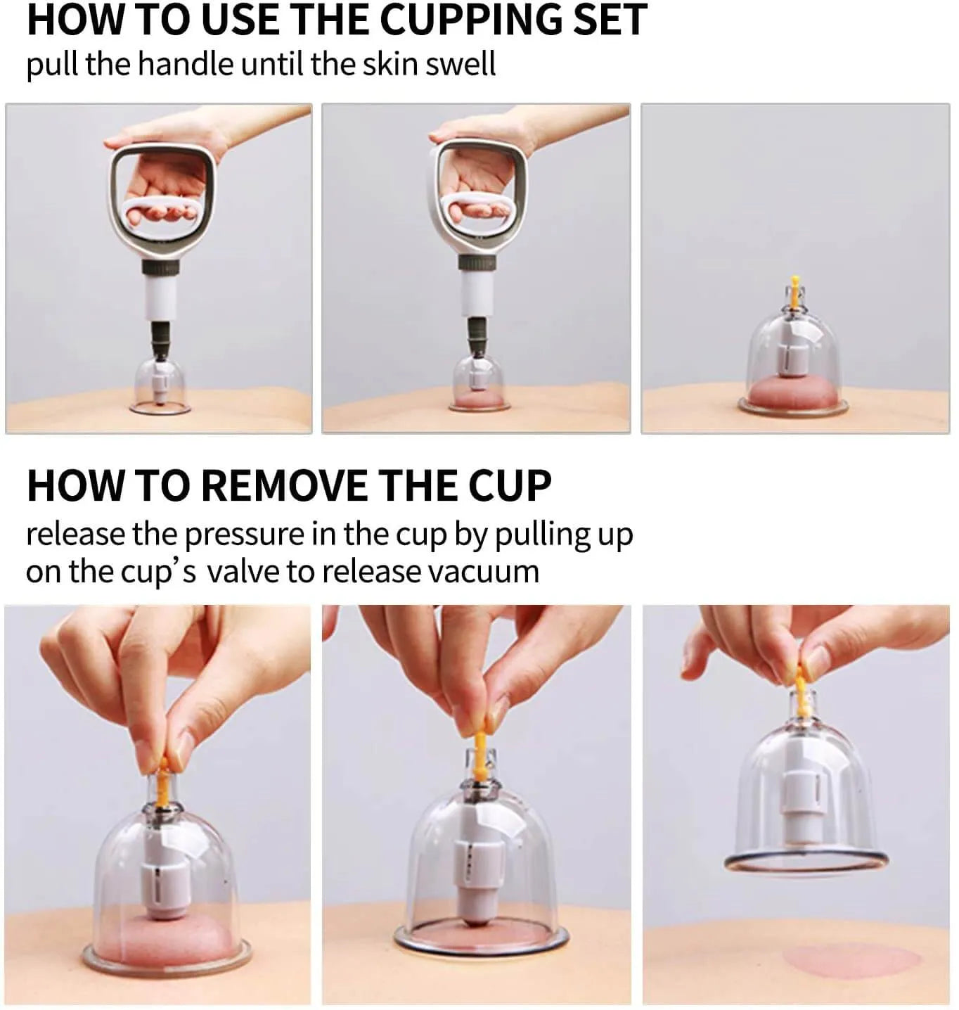 Professional Acupoint Cupping Set, 4th Generation Pump Gun & Cups (12 Cups) - Buy at New Green Nutrition