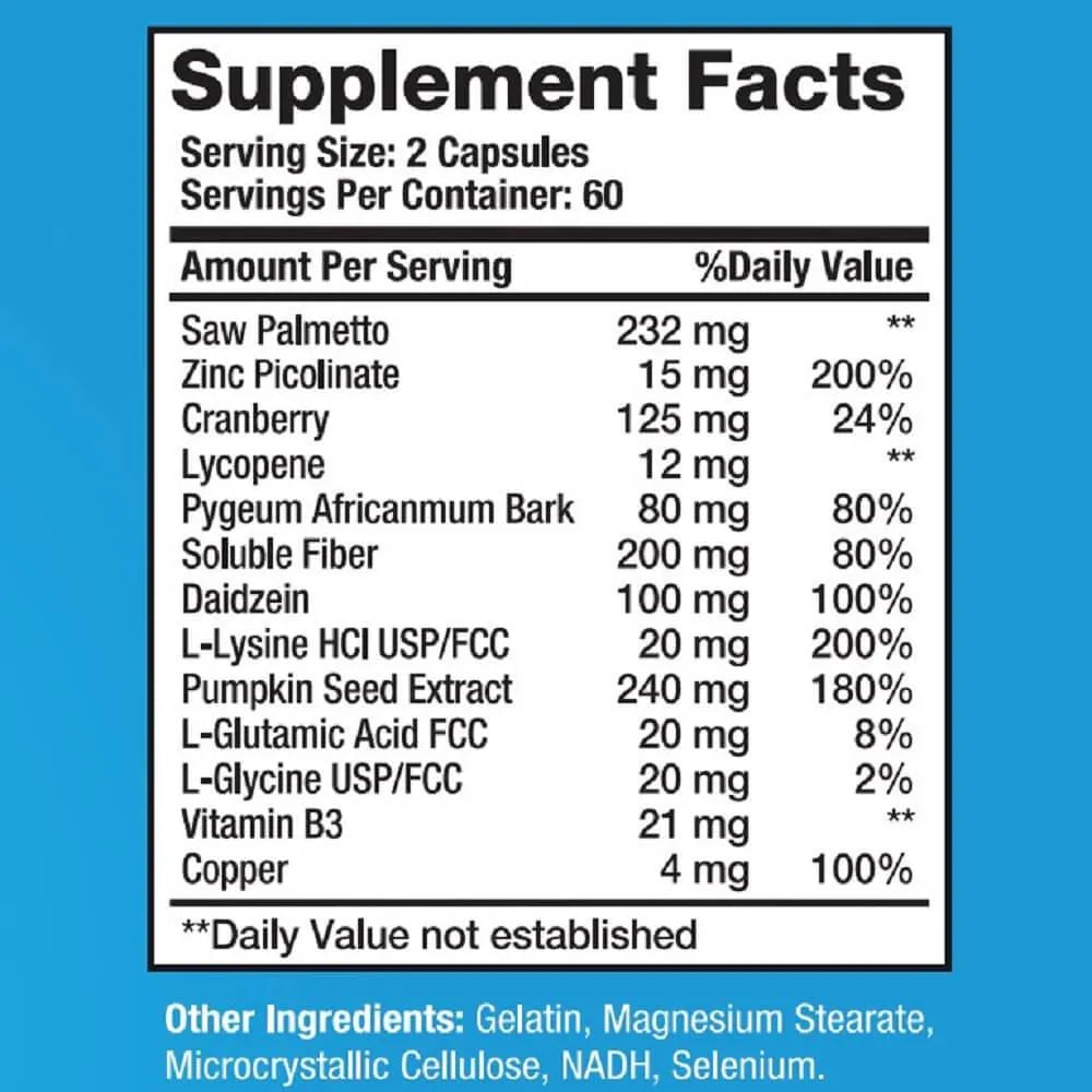Prostate Complex, Saw Palmetto Blend 1000mg (120 Capsules) - Buy at New Green Nutrition