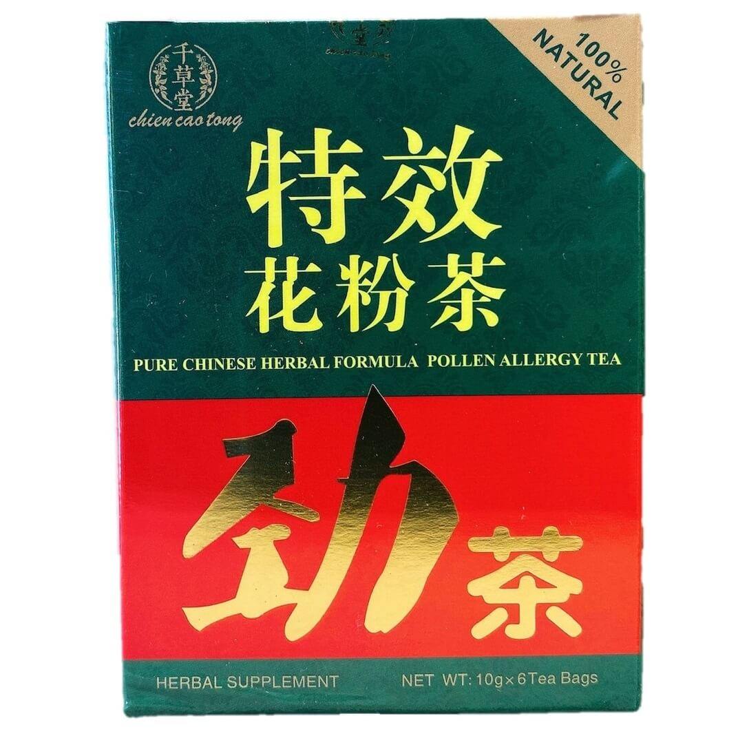Pure Chinese Herbal Formula Pollen Allergy Relief Tea (6 Bags) - Buy at New Green Nutrition