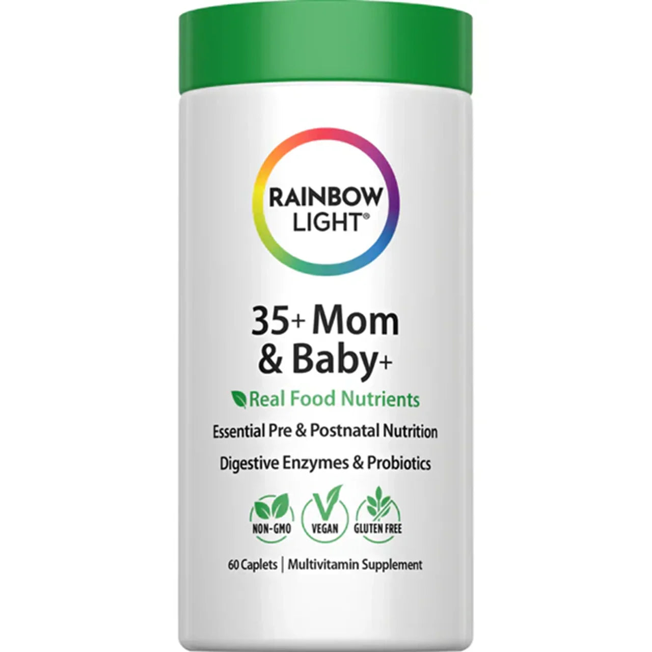 Rainbow Light 35+ Mom & Baby + Real Food Nutrients (60 Caplets) - Buy at New Green Nutrition