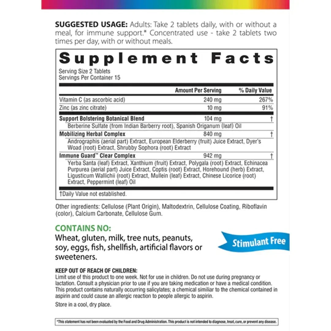 Rainbow Light Counter Attack Immune Support (30 Tablets) - Buy at New Green Nutrition