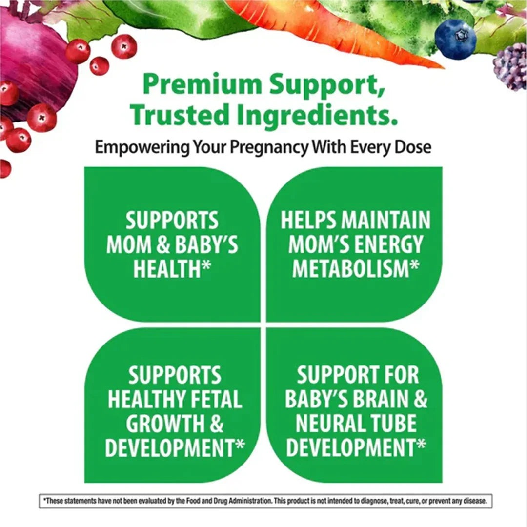 Rainbow Light High Potency Prenatal One Daily Multivitamin (60 Vegan Tablets) - Buy at New Green Nutrition