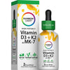 Rainbow Light Vitamin D3 + K2 as MK-7 2 fl oz (59 mL)