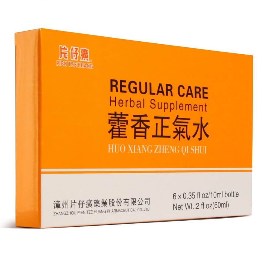 Regular Care, Huo Xiang Zheng Qi Shui (6 Vials) - 3 Boxes - Buy at New Green Nutrition