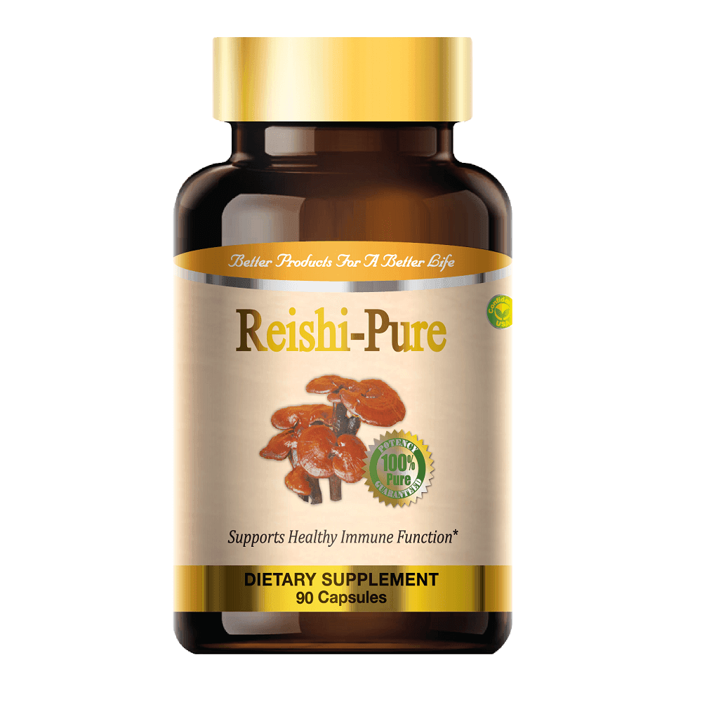 Reishi-Pure, Pure Ganoderma Lucidium Mushroom (90 Capsules) - Buy at New Green Nutrition