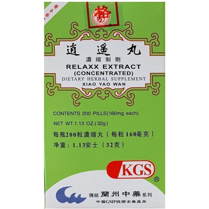 Relaxx Extract (Xiao Yao Wan)160mg (200 Pills) - Buy at New Green Nutrition