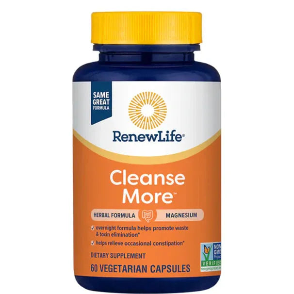 Renew Life Cleanse More (60 Vegetarian Capsules) - Buy at New Green Nutrition