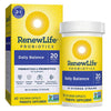 Renew Life Daily Balance 20 Billion Prebiotics & Probiotics (60 Vegan Capsules)