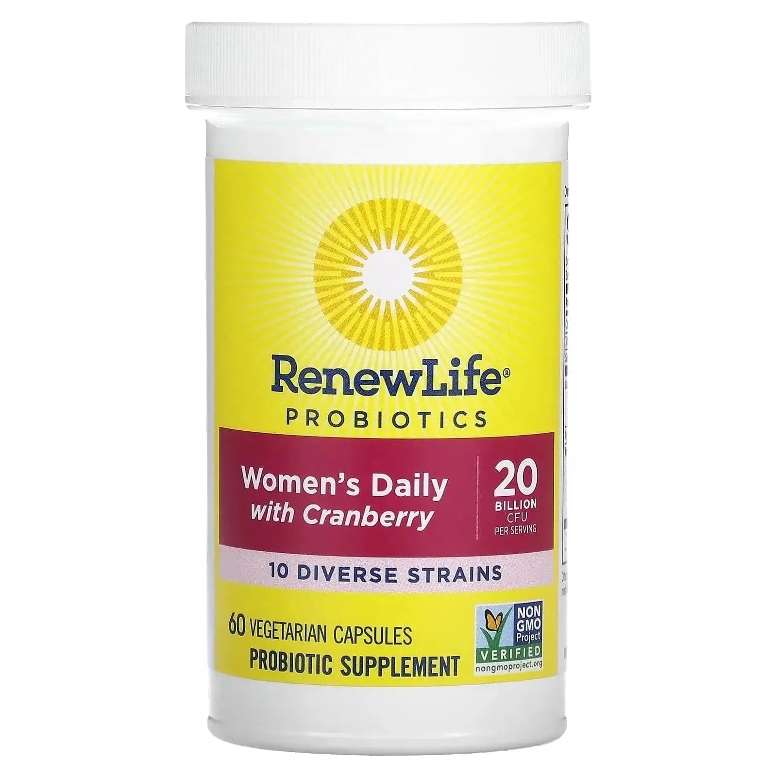 Renew Life Women's Daily 3-in-1 Prebiotics & Probiotics (60 Veggie Capsules) - Buy at New Green Nutrition
