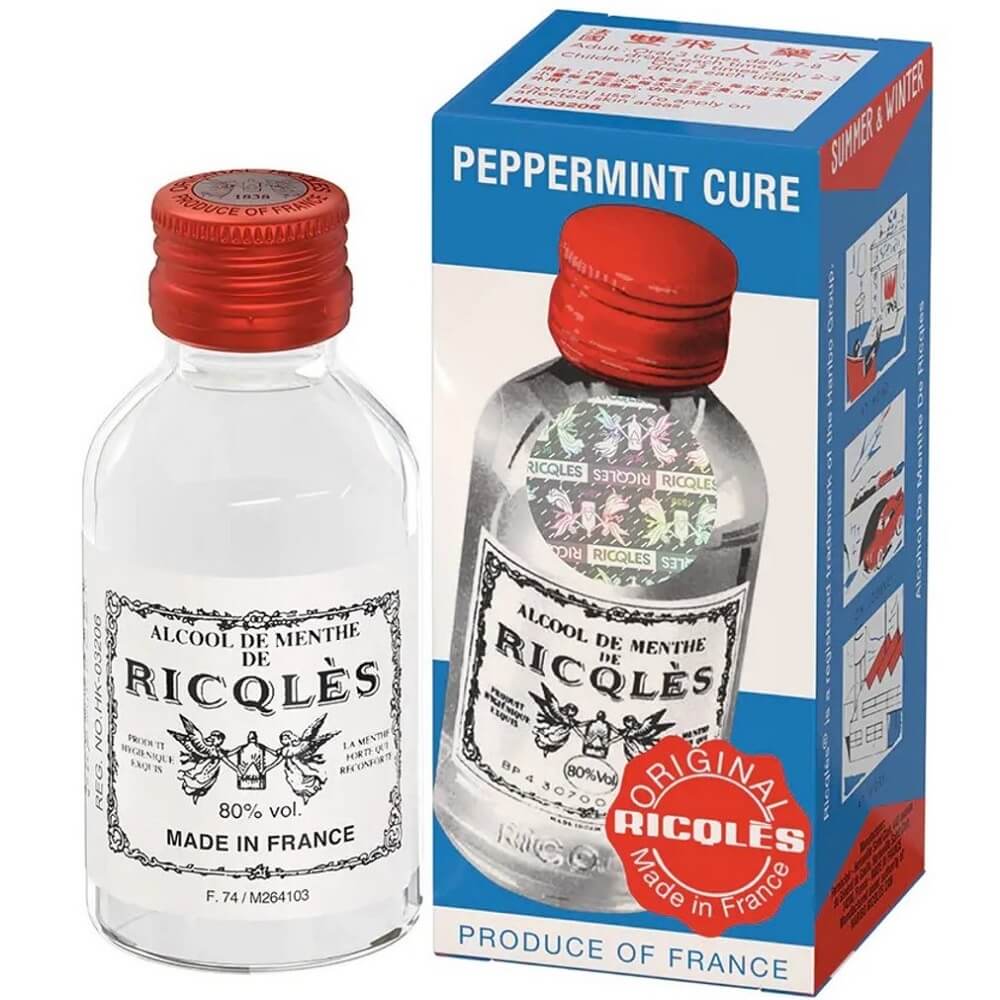 Ricqles Peppermint Cure Oil, Original France Formula (50 ML) - Buy at New Green Nutrition