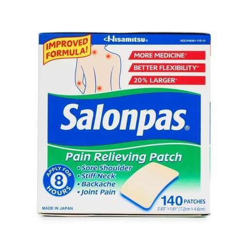 Salonpas Pain Relieving Patch (140 Patches) - Buy at New Green Nutrition